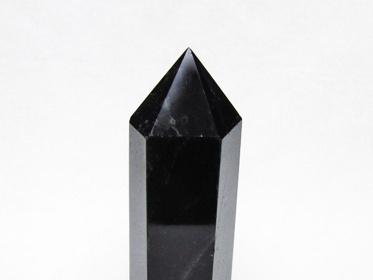 モリオン 純天然 黒水晶 六角柱 [t401-5188] 2枚目