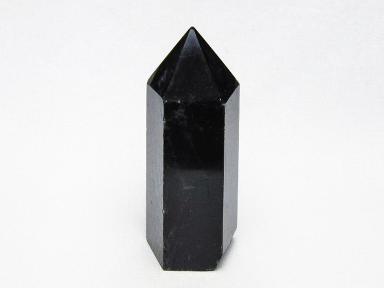 モリオン 純天然 黒水晶 六角柱 [t401-5194] 1枚目