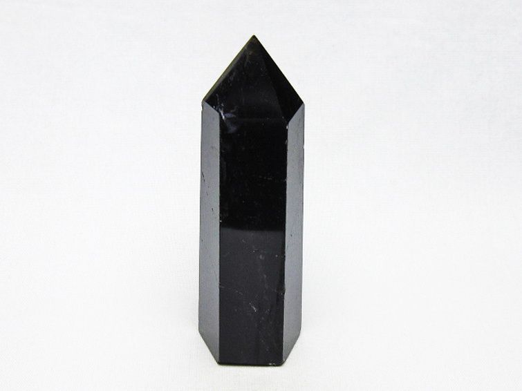 モリオン 純天然 黒水晶 六角柱 [t401-5198] 1枚目