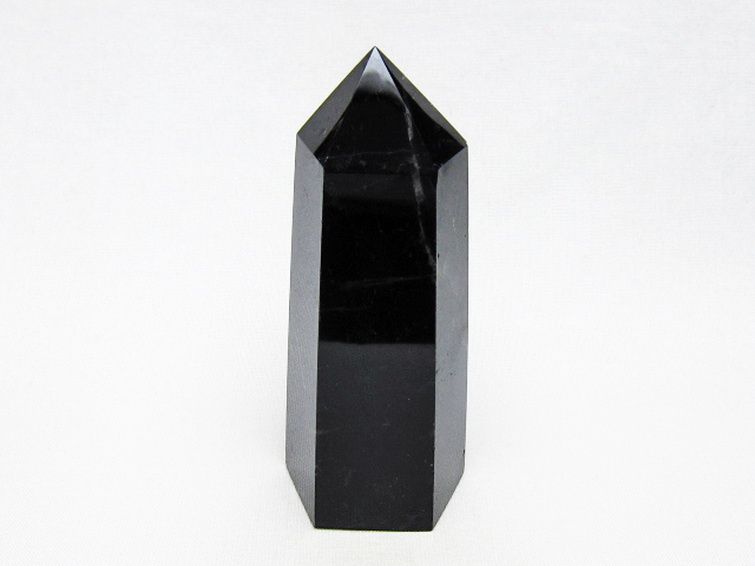モリオン 純天然 黒水晶 六角柱 [t401-5199] 1枚目