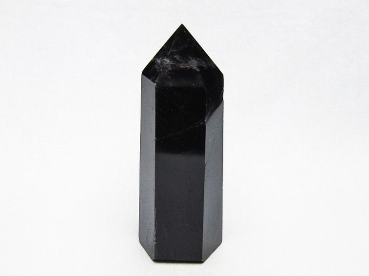 モリオン 純天然 黒水晶 六角柱 [t401-5201] 1枚目