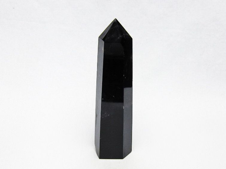 モリオン 純天然 黒水晶 六角柱 [t401-5204] 1枚目