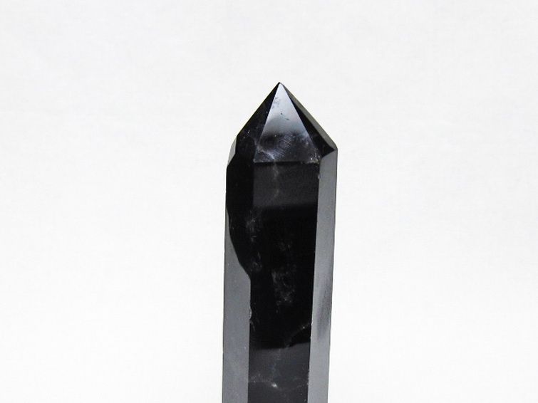モリオン 純天然 黒水晶 六角柱 [t401-5204] 2枚目