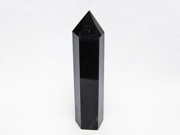 モリオン 純天然 黒水晶 六角柱 [t401-5205] 1枚目