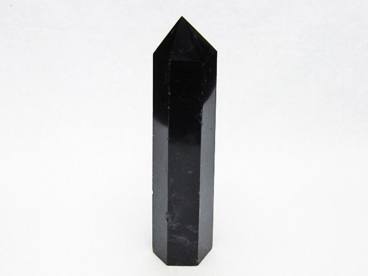 モリオン 純天然 黒水晶 六角柱 [t401-5207] 1枚目
