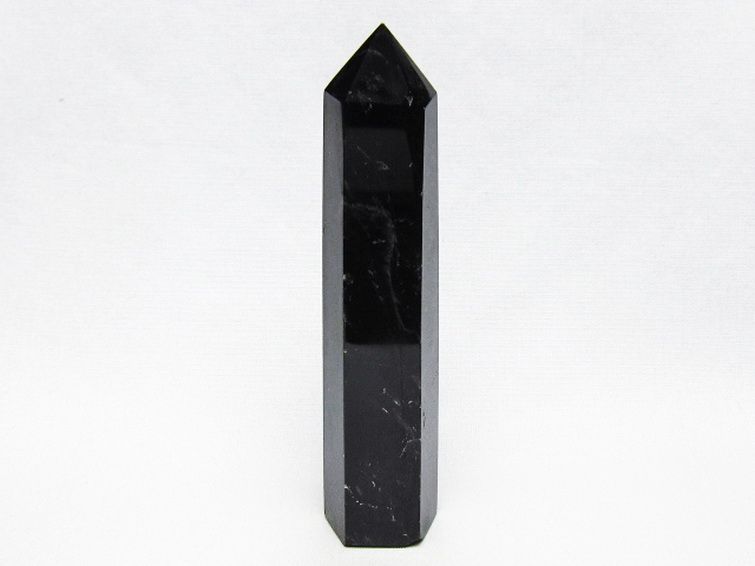 モリオン 純天然 黒水晶 六角柱 [t401-5210] 1枚目