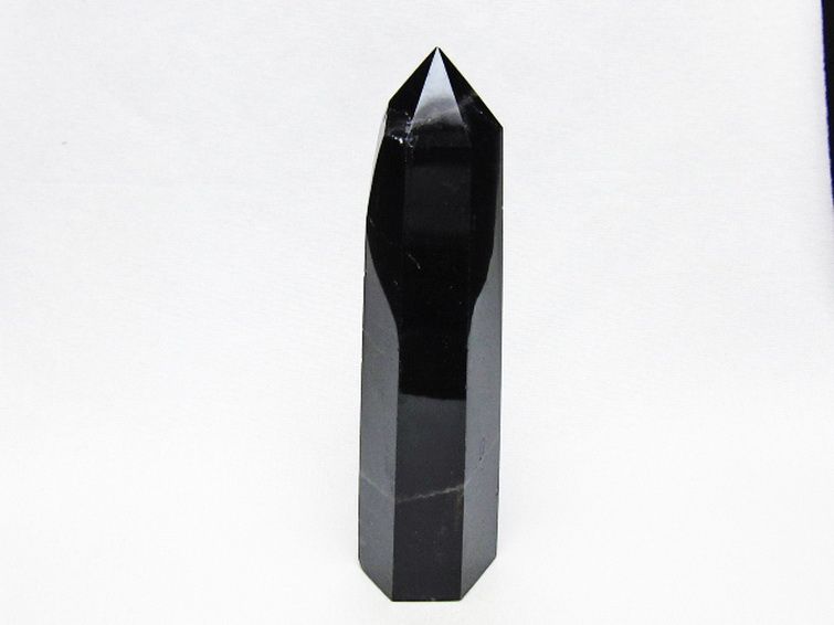 モリオン 純天然 黒水晶 六角柱 [t401-5211] 1枚目