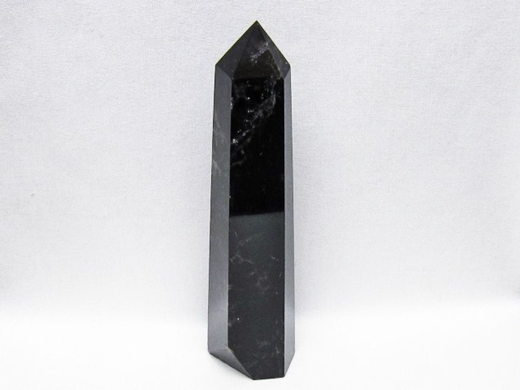 モリオン 純天然 黒水晶 六角柱 [t401-5212] 1枚目