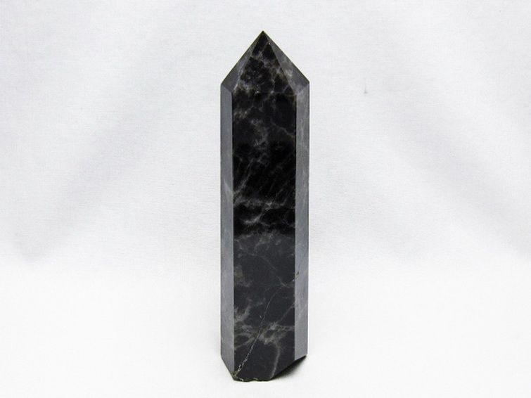モリオン 純天然 黒水晶 六角柱 [t401-5273] 1枚目