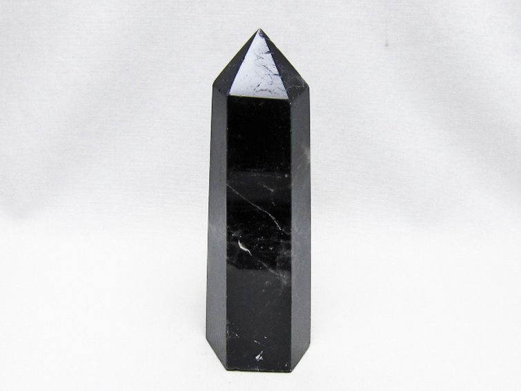モリオン 純天然 黒水晶 六角柱 [t401-5284] 1枚目