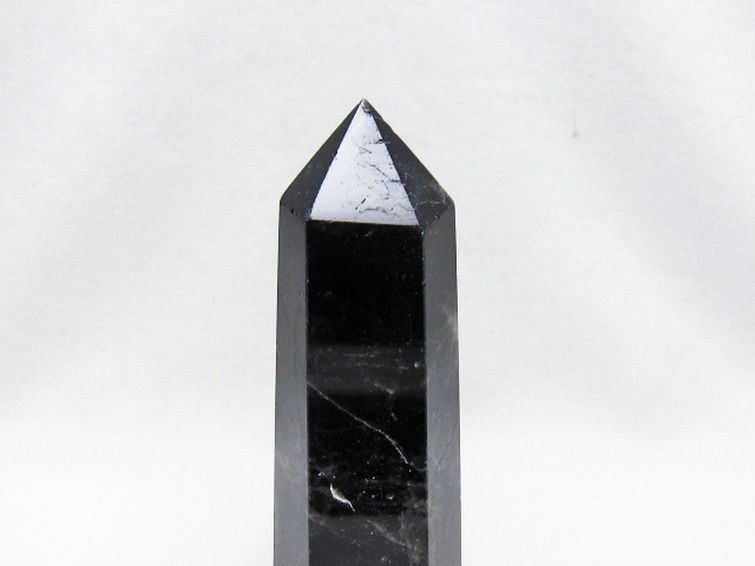 モリオン 純天然 黒水晶 六角柱 [t401-5284] 2枚目