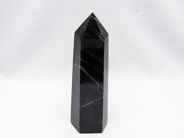 モリオン 純天然 黒水晶 六角柱 [t401-5285] 1枚目