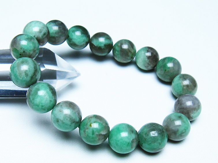 エメラルド ブレスレット 12mm [t402-3381] 1枚目