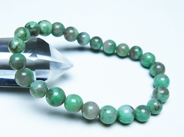 エメラルド ブレスレット 7mm [t402-3389] 1枚目