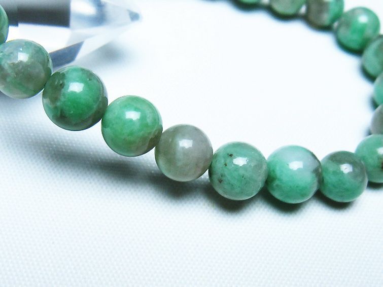 エメラルド ブレスレット 7mm [t402-3389] 3枚目