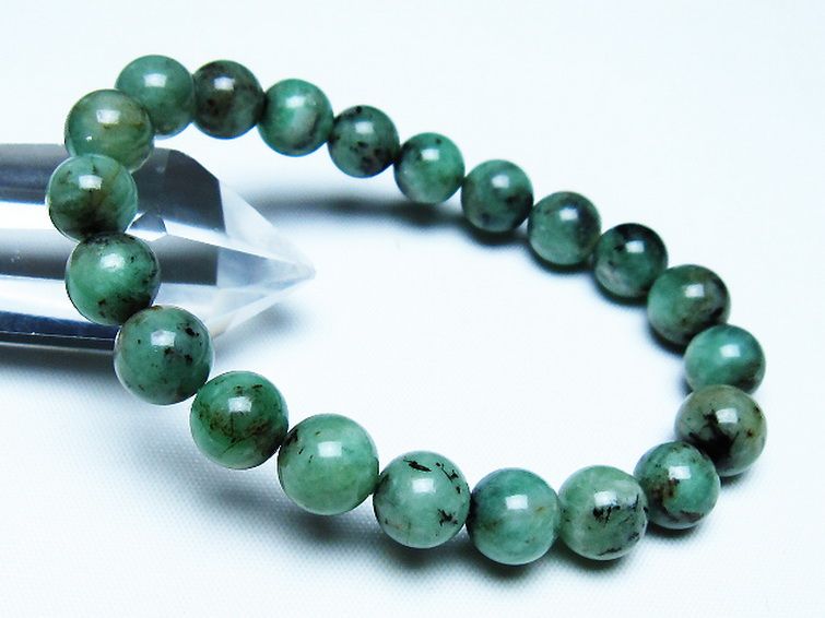 エメラルド ブレスレット 9mm [T402-3435] 1枚目