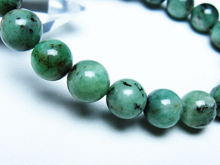 エメラルド ブレスレット 9mm [t402-3435]