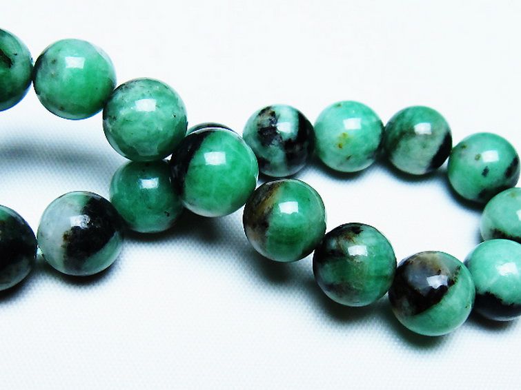 エメラルド ブレスレット 10mm [T402-3455] 2枚目