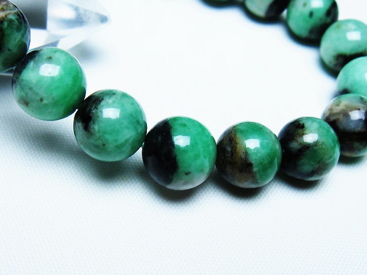 エメラルド ブレスレット 10mm [T402-3455] 3枚目