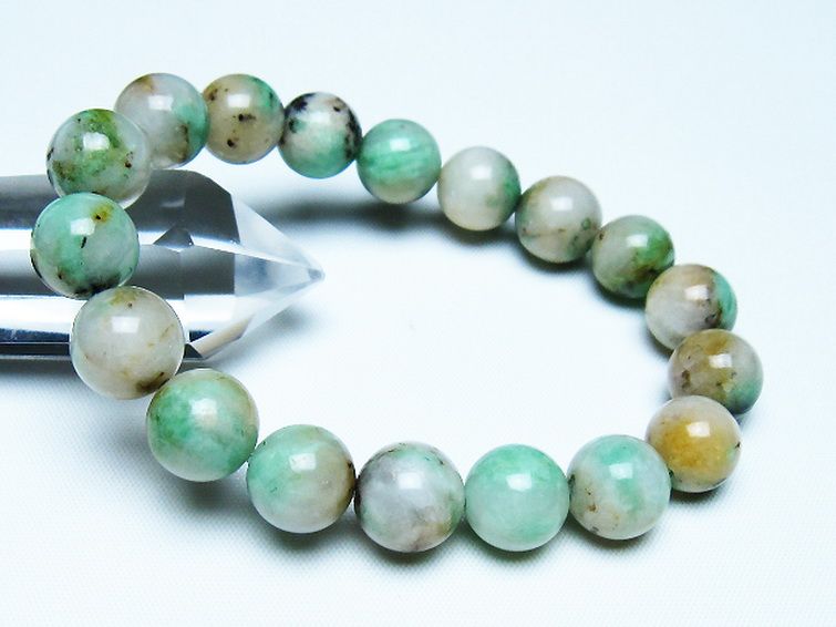 エメラルド ブレスレット 12mm [t402-3484] 1枚目