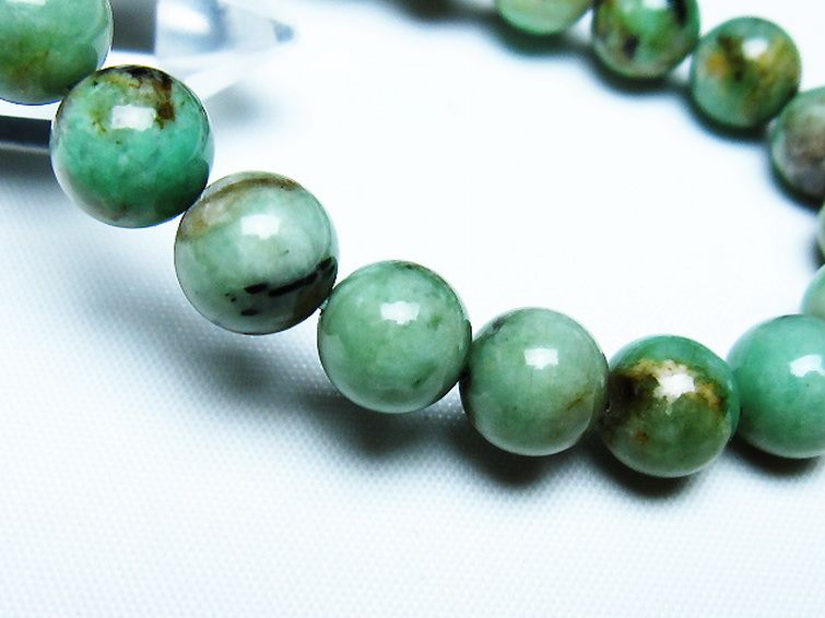 エメラルド ブレスレット 10mm [T402-3490] 3枚目