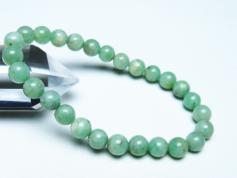 エメラルド ブレスレット 7mm [t402-3559] 1枚目
