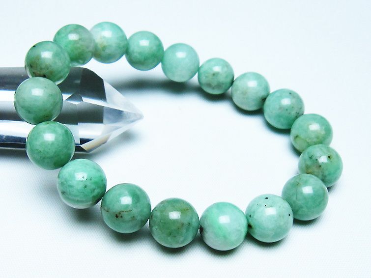 エメラルド ブレスレット 12mm [T402-3565] 1枚目