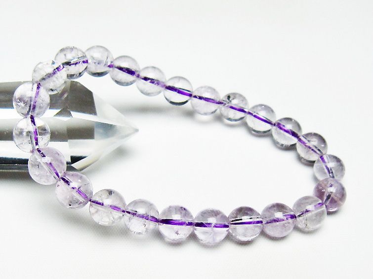 アメジスト ブレスレット 8mm [t403-17905] 1枚目