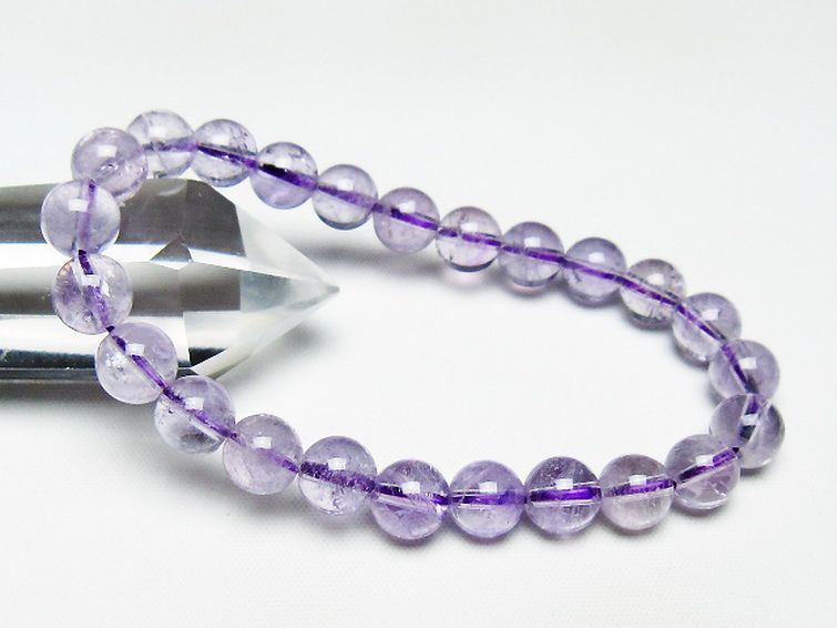 アメジスト ブレスレット 8mm [t403-18004]
