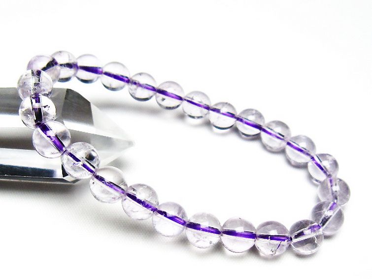 アメジスト ブレスレット 8mm [t403-18185] 1枚目