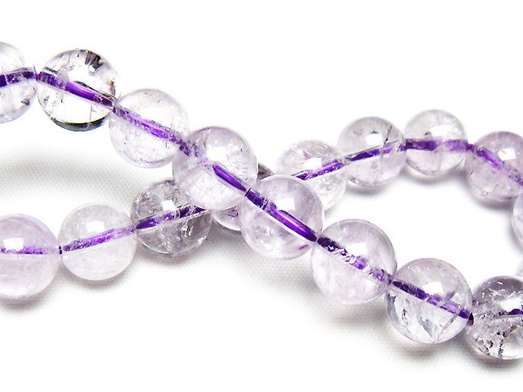アメジスト ブレスレット 10mm [T403-18220] 2枚目
