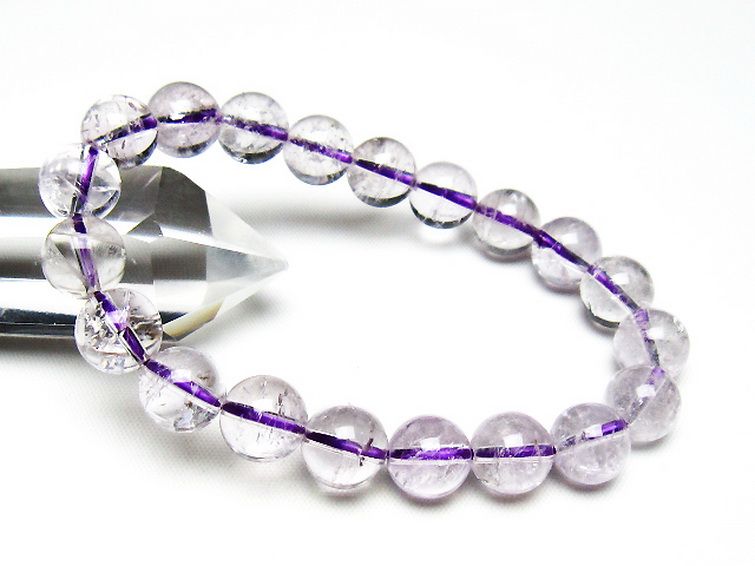 アメジスト ブレスレット 10mm [T403-18285] 1枚目