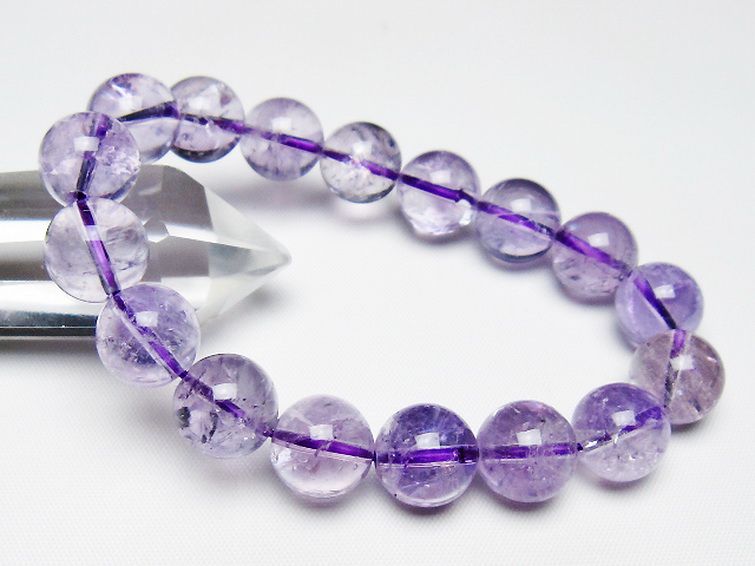 アメジスト ブレスレット 12mm [t403-18503] 1枚目