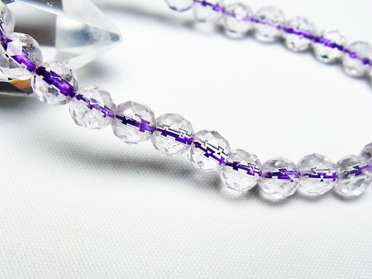 アメジスト ブレスレット 6mm [T404-1519] 3枚目