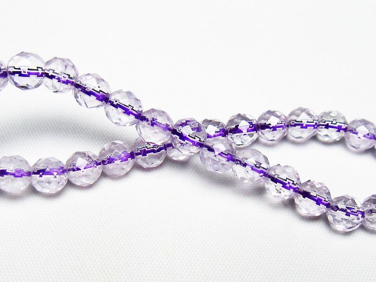 アメジスト ブレスレット 6mm [t404-1529] 2枚目