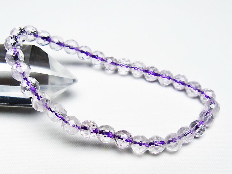 アメジスト ブレスレット 6mm [T404-1531] 1枚目
