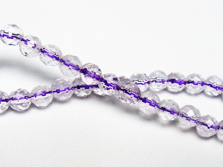 アメジスト ブレスレット 6mm [T404-1531] 2枚目