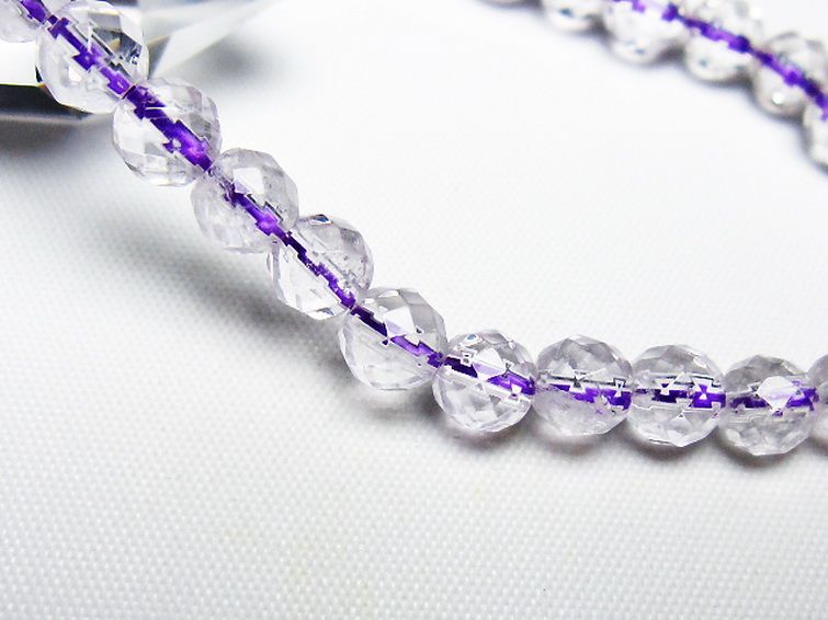 アメジスト ブレスレット 6mm [T404-1535] 3枚目