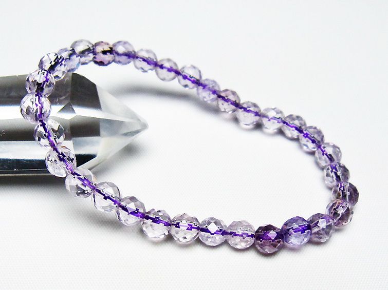 アメジスト ブレスレット 6mm [t404-1536] 1枚目