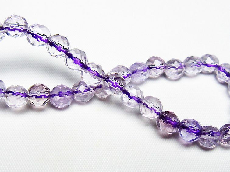 アメジスト ブレスレット 6mm [t404-1536] 2枚目