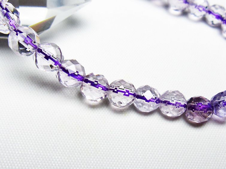 アメジスト ブレスレット 6mm [t404-1536] 3枚目
