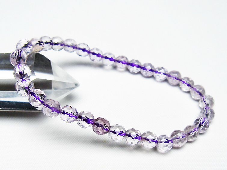 アメジスト ブレスレット 6mm [T404-1538] 1枚目