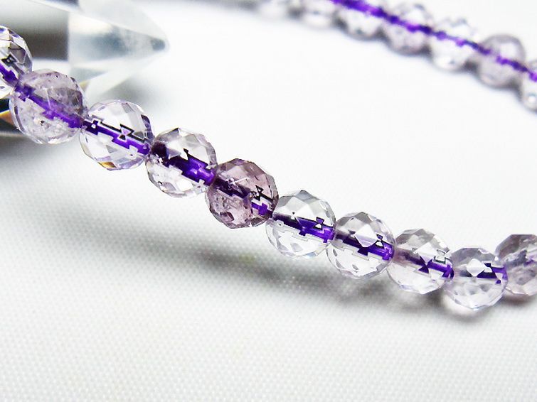 アメジスト ブレスレット 6mm [T404-1538] 3枚目
