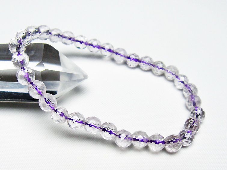 アメジスト ブレスレット 6mm [t404-1542] 1枚目