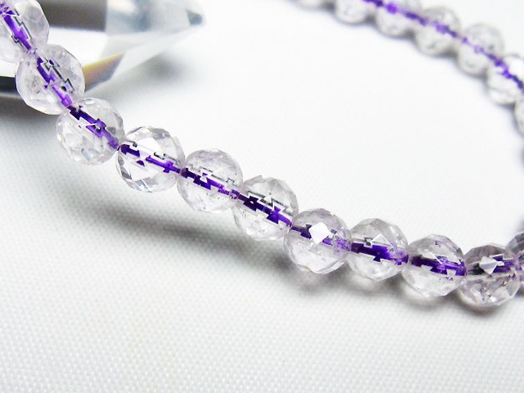 アメジスト ブレスレット 6mm [t404-1542] 3枚目