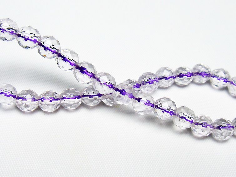 アメジスト ブレスレット 6mm [T404-1543] 2枚目