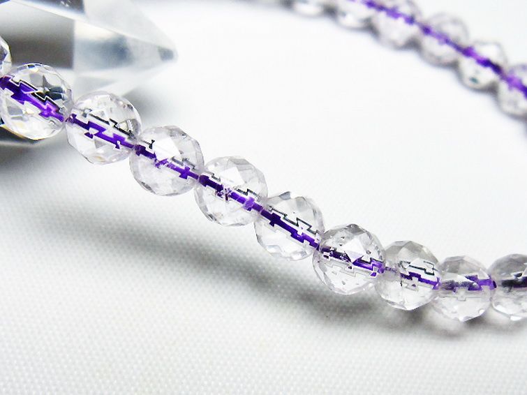 アメジスト ブレスレット 6mm [T404-1543] 3枚目