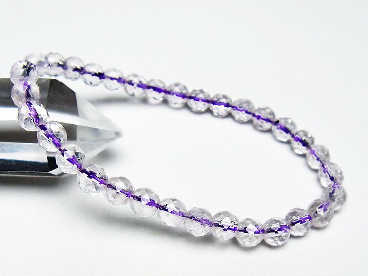 アメジスト ブレスレット 6mm [T404-1546] 1枚目