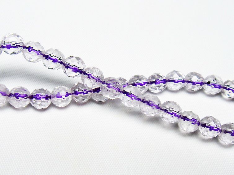 アメジスト ブレスレット 6mm [T404-1546] 2枚目