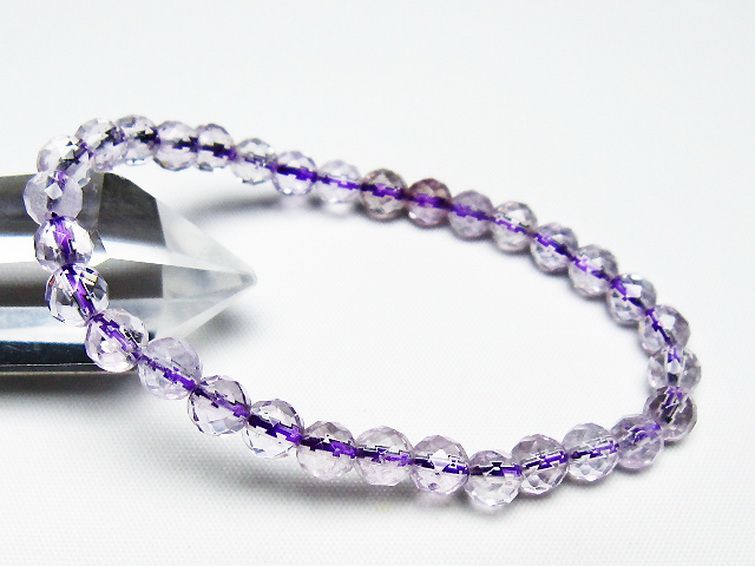 アメジスト ブレスレット 6mm [t404-1549] 1枚目